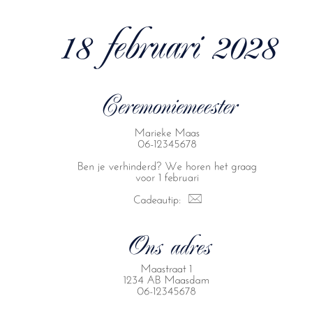 Kaart binnenkant
