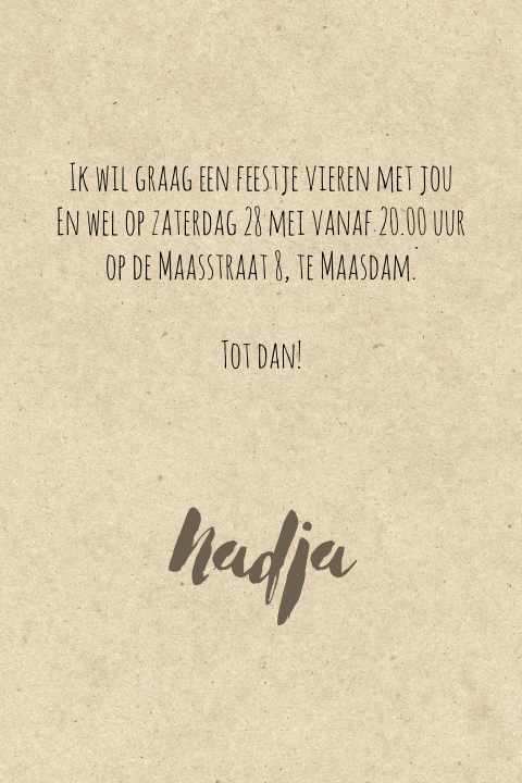 Kaart binnenkant