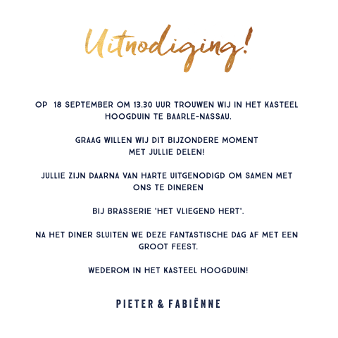 Kaart binnenkant