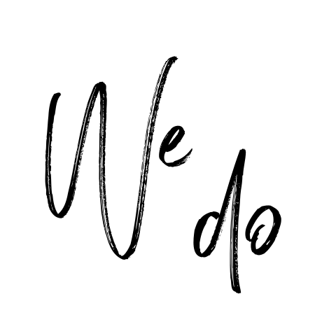 Eenvoudig aan te passen sluitsticker We do