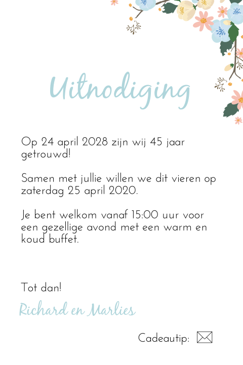 Kaart binnenkant