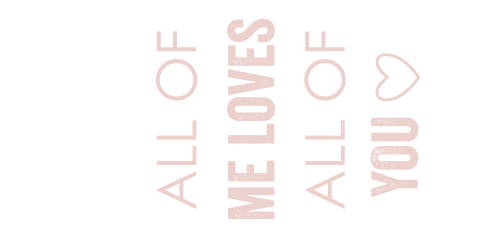 Roze trouwlabel met quote en hartje