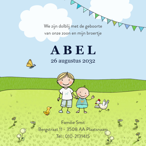 Kaart binnenkant