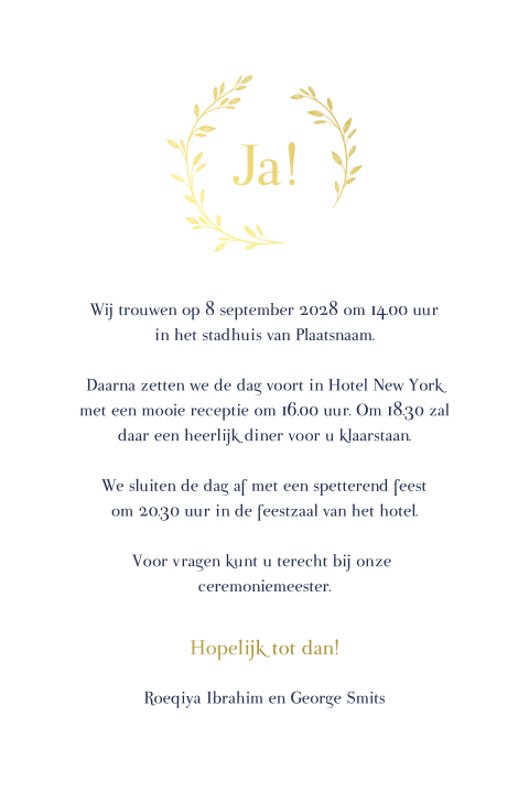 Kaart binnenkant