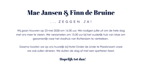 Kaart binnenkant