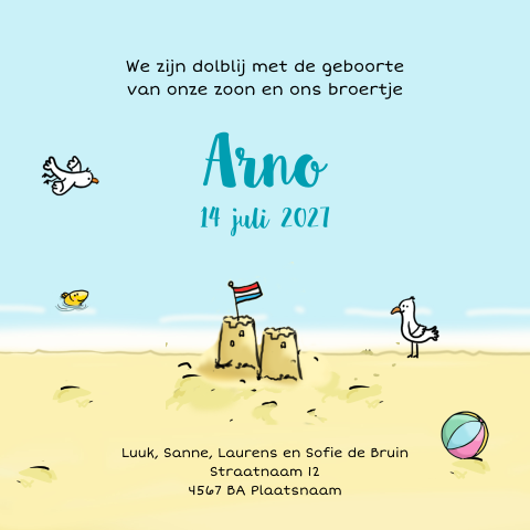 Kaart binnenkant