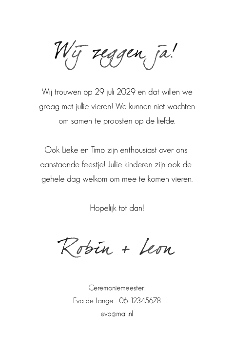 Kaart binnenkant