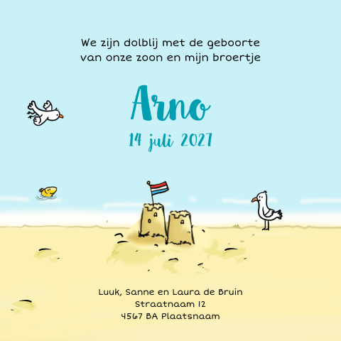 Kaart binnenkant