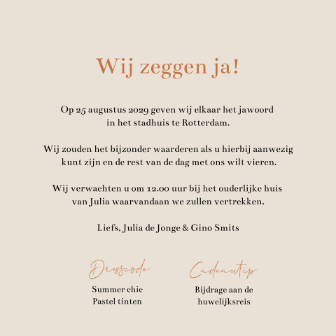 Kaart binnenkant