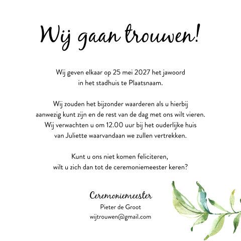 Kaart binnenkant