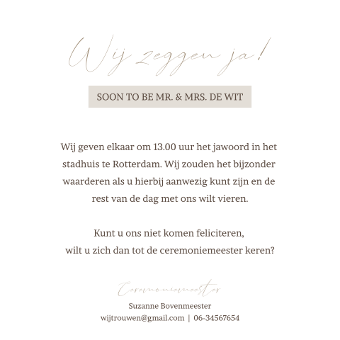 Kaart binnenkant