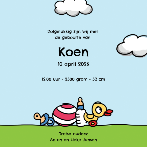 Kaart binnenkant