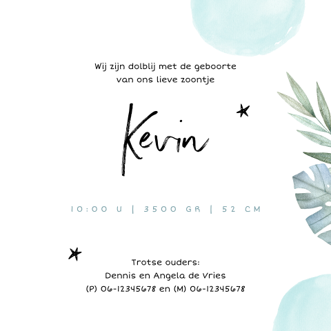 Kaart binnenkant