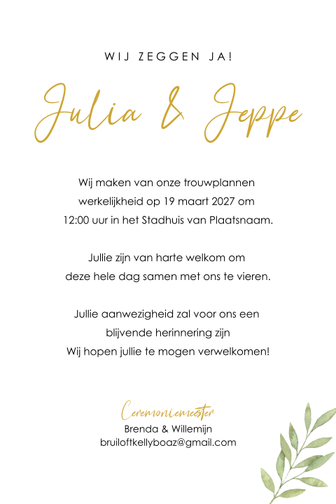 Kaart binnenkant