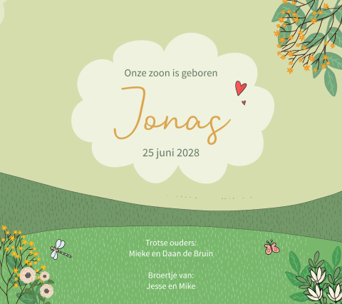 Kaart binnenkant