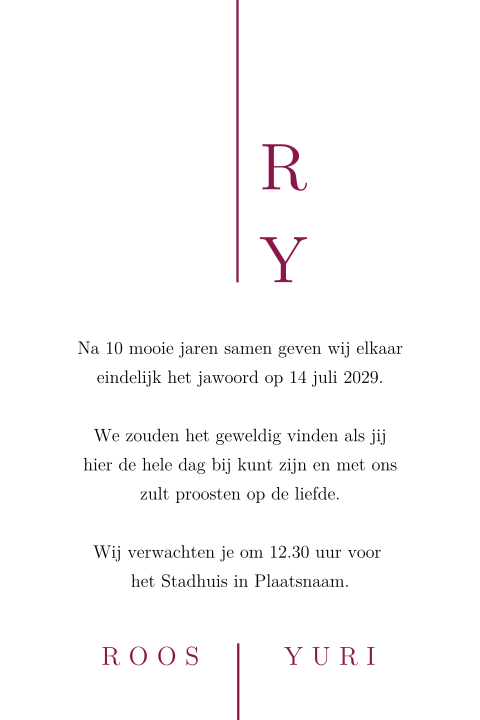 Kaart binnenkant