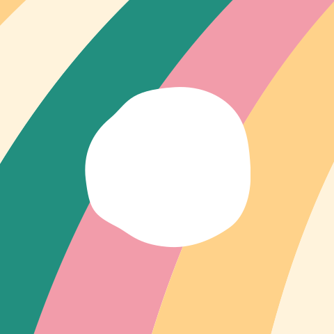 Geboortekaartje meisje in retro kleuren en met stans