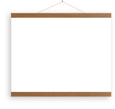 Ontwerp zelf een liggende canvas poster