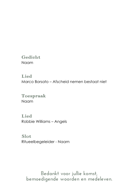 Kaart binnenkant
