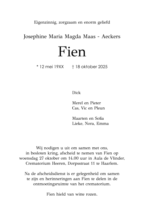 Kaart binnenkant