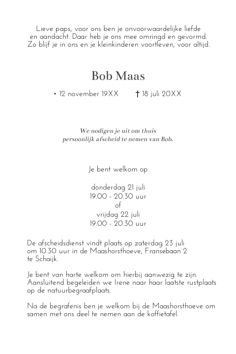 Kaart binnenkant