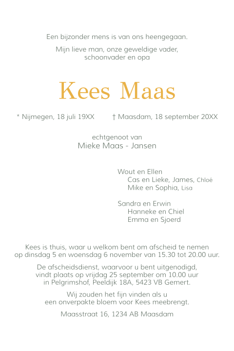 Kaart binnenkant
