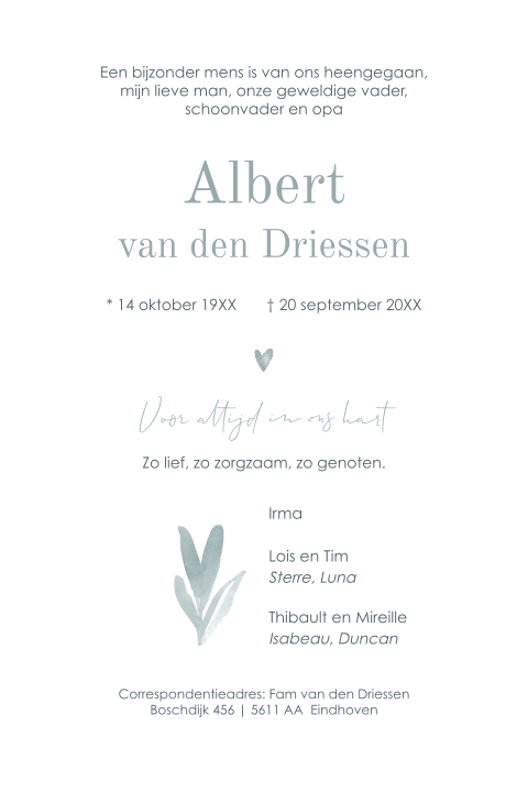 Kaart binnenkant