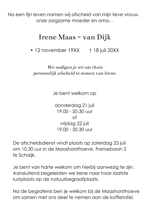 Kaart binnenkant