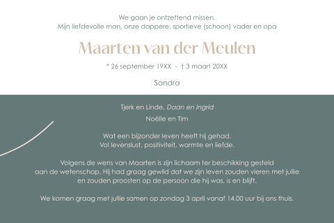 Kaart binnenkant