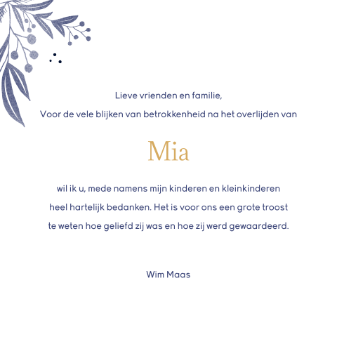 Kaart binnenkant
