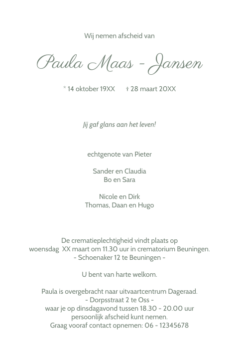 Kaart binnenkant