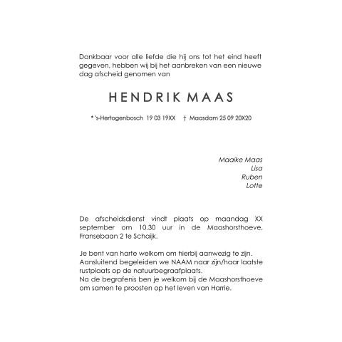 Kaart binnenkant