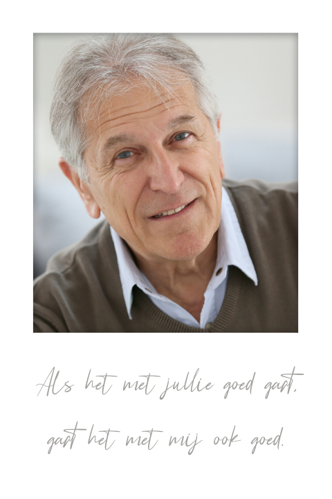 Traditioneel bidprentje met foto en In Memoriam