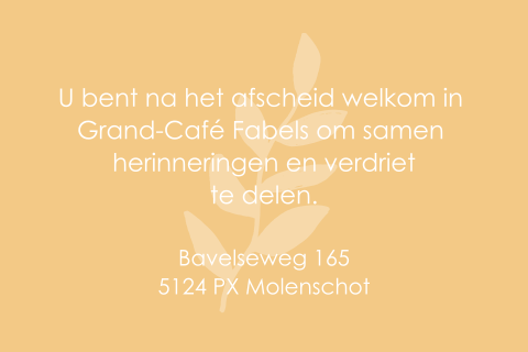 Uitnodiging samenzijn geel