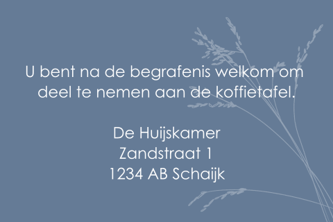 Uitnodiging samenzijn grassen
