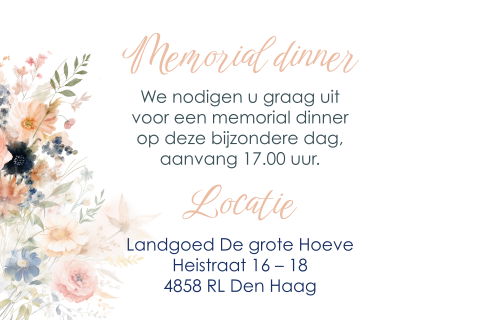 Uitnodiging samenzijn botanisch met veldbloemen