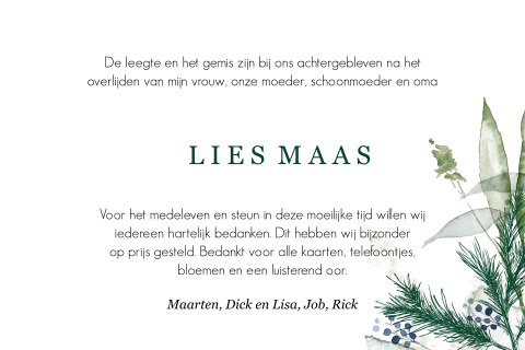 Kaart binnenkant