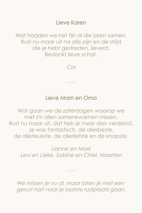 Kaart binnenkant