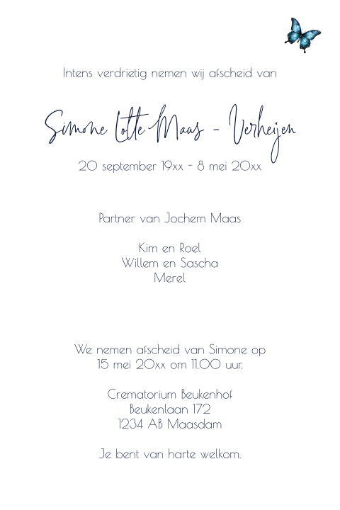 Kaart binnenkant
