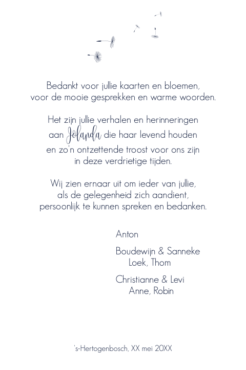 Kaart binnenkant