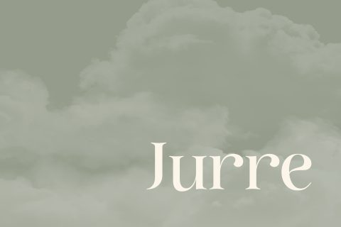Minimalistische baby rouwkaart met wolken - zachtgroen