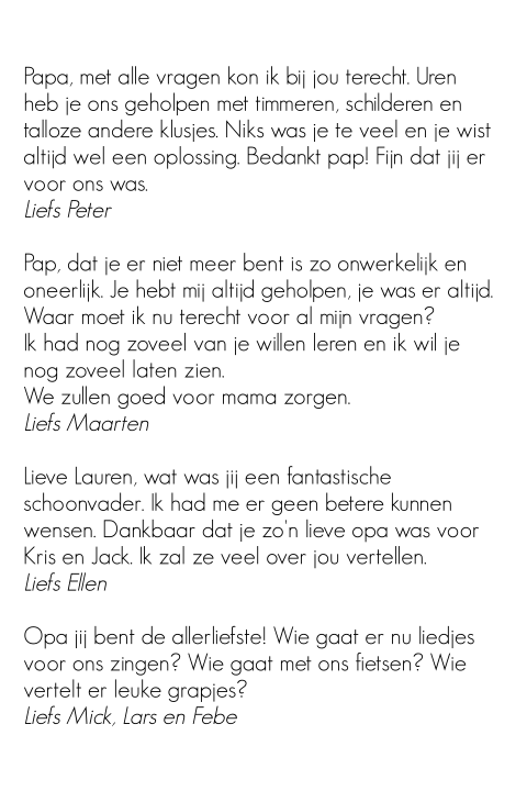 Kaart binnenkant