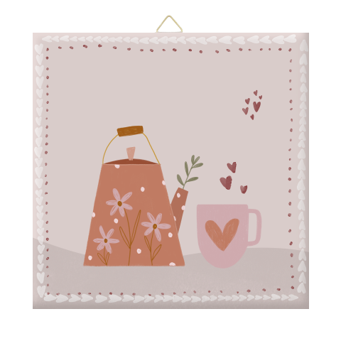 Story tile keramisch tegeltje een liefdevol bakkie troost