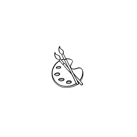 Labels rond zelf maken wit