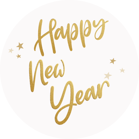 Sluitzegel happy new year