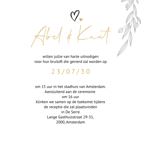 Kaart binnenkant