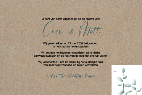 Kaart binnenkant
