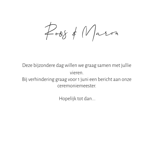 Kaart binnenkant