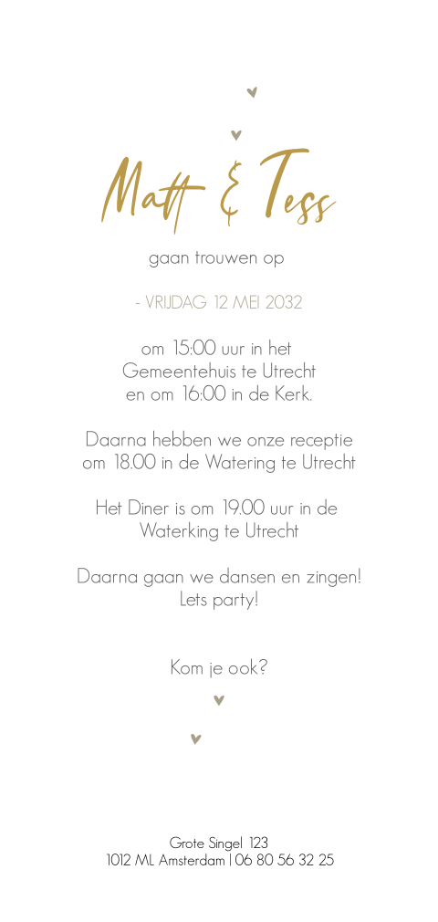 Kaart binnenkant