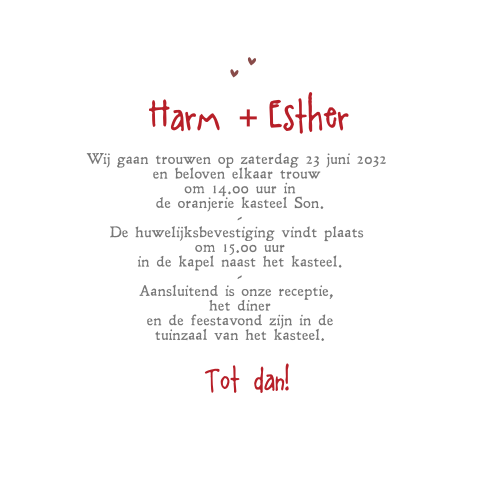 Kaart binnenkant